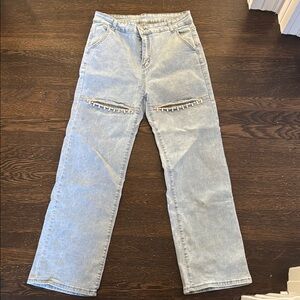 Bejeweled Taylor Swift lookalike jeans